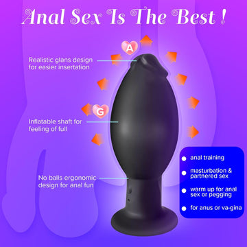 Inflatable Prostate Dildo