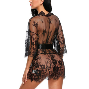 Sexy Lace Kimono Robe