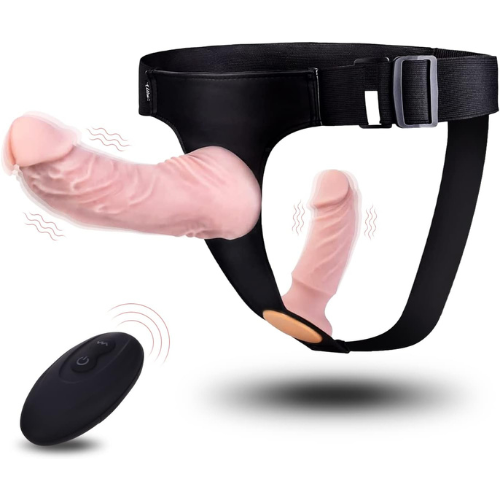 2 in 1 vibrating stap on