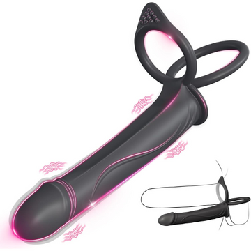 Vibrating Anal Dildo Assist Strap On