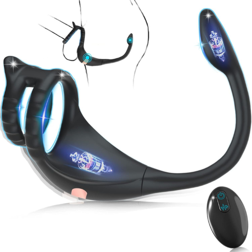 Prostate Vibrating Remote Cock Ring