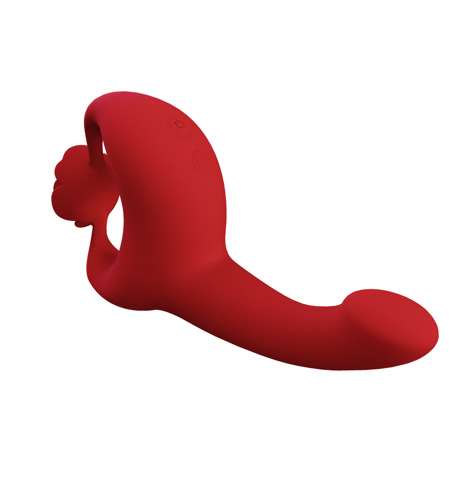 Rose Dildo Vibrating Massager