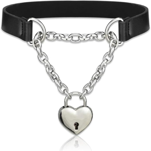 Heart Bondage Collar