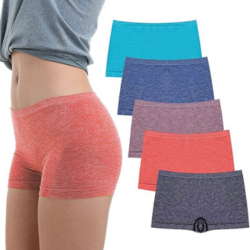 5-Pack Seamless Nylon Boxer Briefs