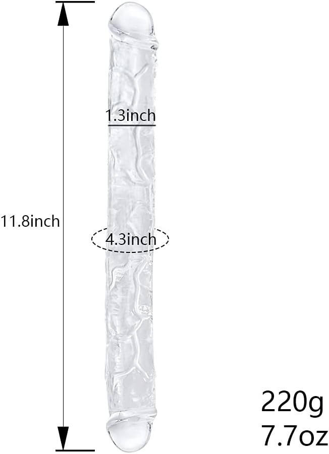 Various Sizes Clear Double Dildo