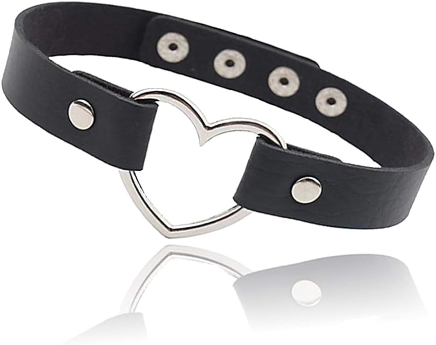 Heart Bondage Collar