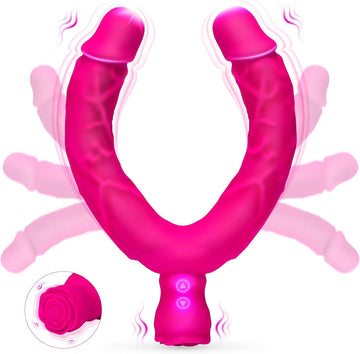 Flexible Vibrating Double Dildo