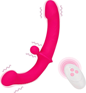 Strapless Remote Double Ended Dildo