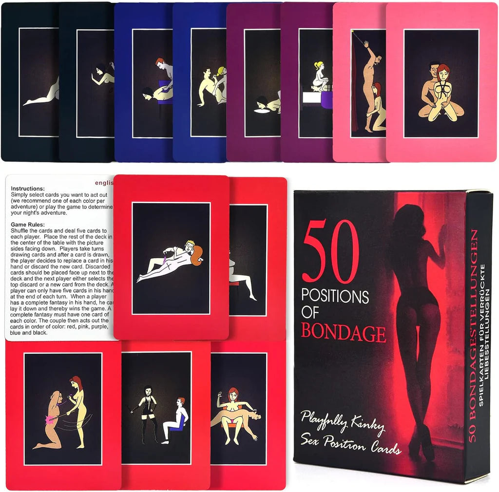 50 Bondage Positions Card Game