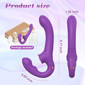 Smooth Strapless Double Dildo