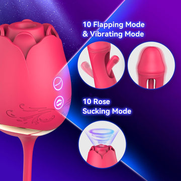 Flapping Rose Vibrator