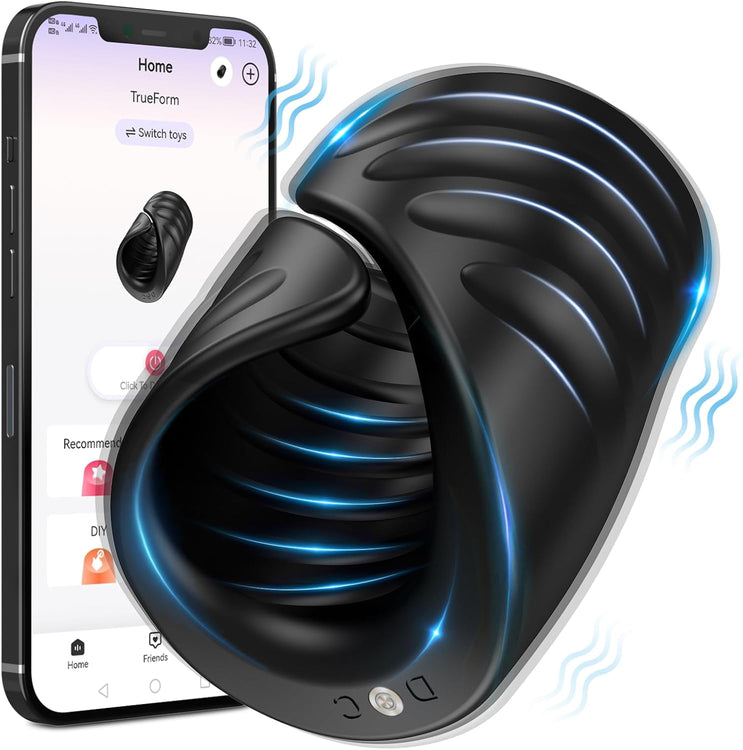 natural lubricant options Lovense® Diamo: Comfortable remote control vibrating cock ring main image 1