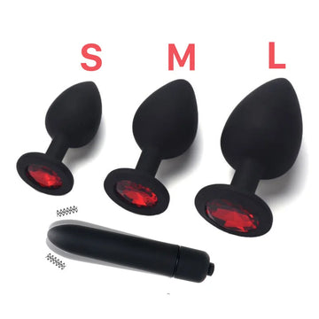 Silicone Anal Plug Vibrator