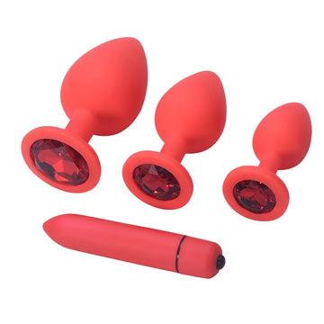 Silicone Anal Plug Vibrator