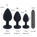 Silicone Anal Plug Vibrator