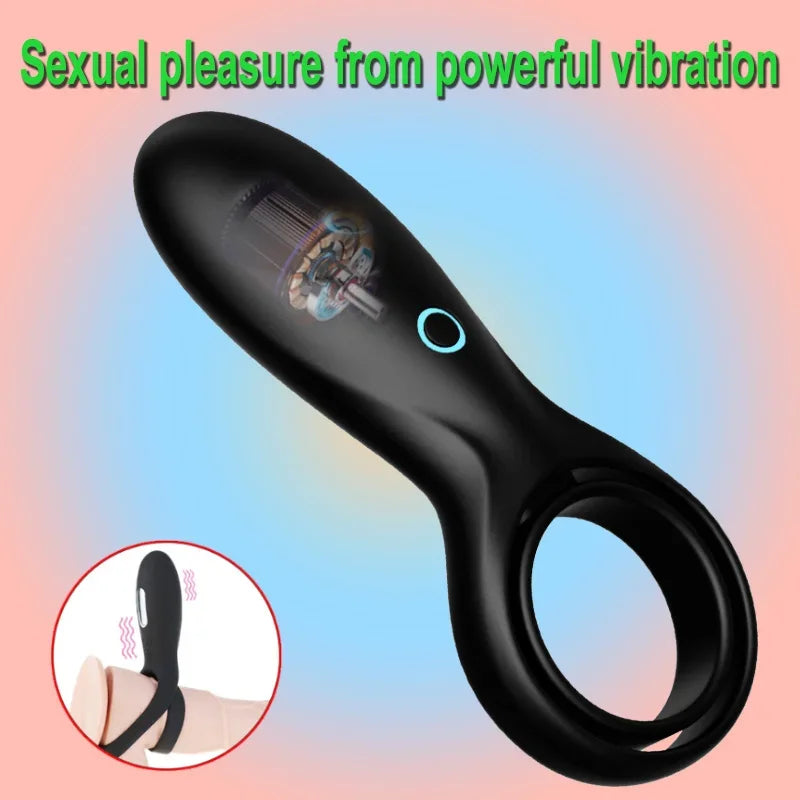 Rechargeable Vibrating Cockring Set