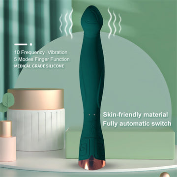 Finger G-Spot Vibrator Dildo