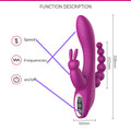 Triple Curve Rabbit Massager
