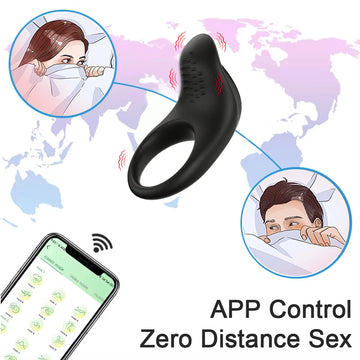 APP Vibrating Cockring Device