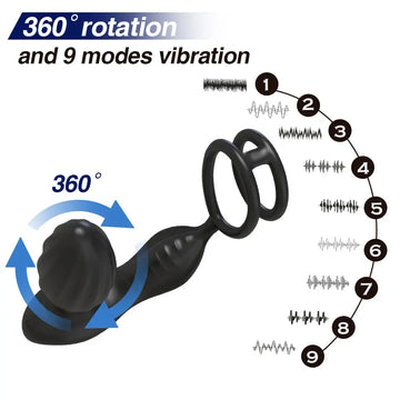 Rotating App-Controlled Anal Vibrator