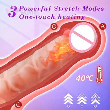 Automatic Thrusting Heating Dildo