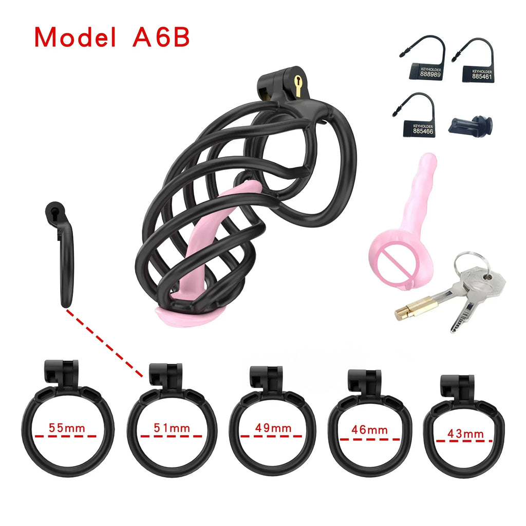 Male Spiral Chastity Cage