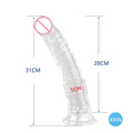 6-Size Realistic Strap-On Dildo