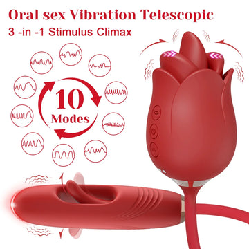 2-in-1 Tongue Licking Stimulator for Women