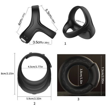 Vibrating Cockring Silicone Toy