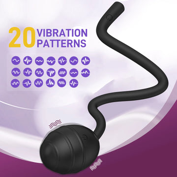 Silicone Vibrating Anal Massager