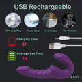 Strapless Dildo Vibrator with Remote