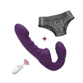 Strapless Dildo Vibrator with Remote