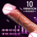 Realistic Telescopic Heating Dildo