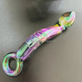 Multicolor Glass Dildo Plug