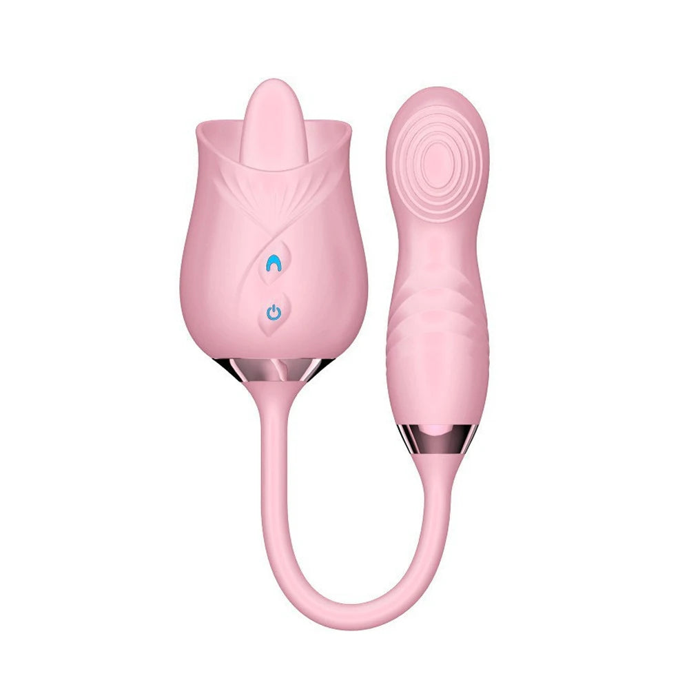 Licking Thrusting Vibrator Stimulator