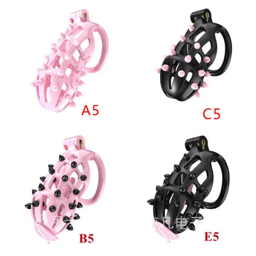 Large Spiked Chastity Cage