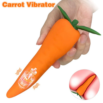7 Frequency Carrot-Shaped Vibrator
