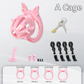Male Chastity Cage Set