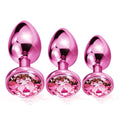 Rose Gold Rainbow Metal Anal Bead Set for Couples
