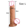 Realistic Silicone Strap-On Dildo