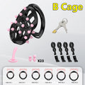 Male Chastity Cage Set