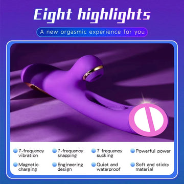 Flapping G-Spot Rabbit Vibrator