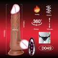 Telescopic Rotating Dildo