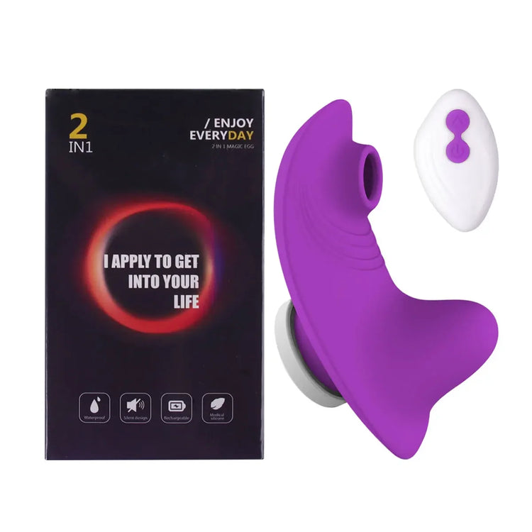 2-in-1 Clit Sucker Vibrator 2-in-1 Clit Sucker Vibrator