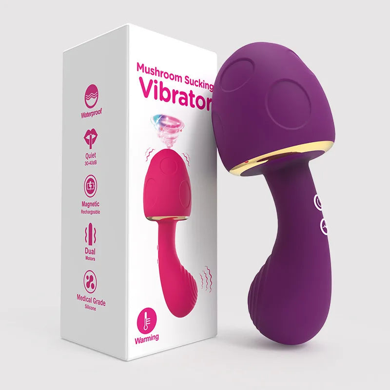 Mushroom Silent Clitoris Massager