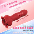 Telescopic Rose Vibrator Toy