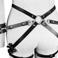 Adjustable Leather Restraints Set