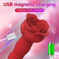 Telescopic Rose Vibrator Toy