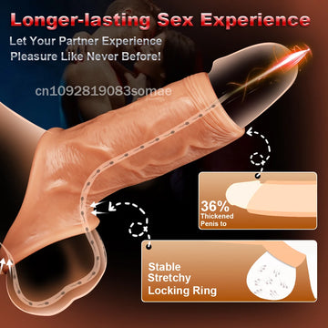 Silicone Penis Extender Sleeve