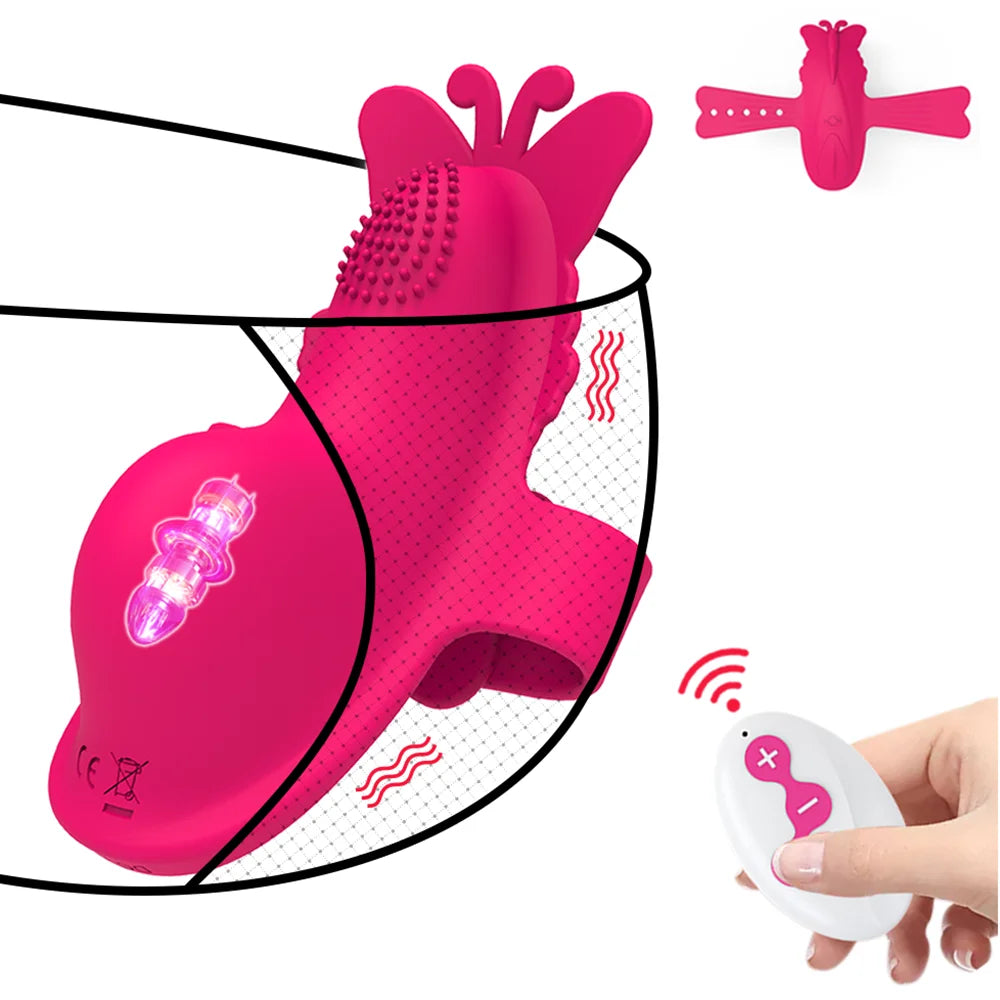 Butterfly Clit Vibrator Panty